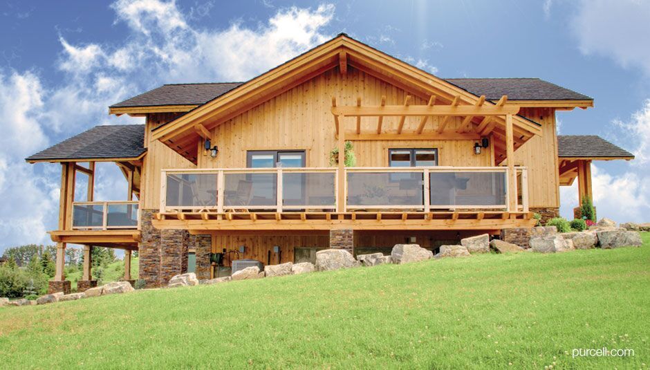 back area of a medium house made mostly of timber materials