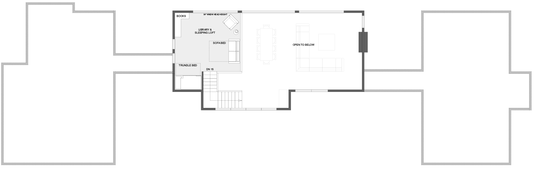 floor plan of a modern Montana house